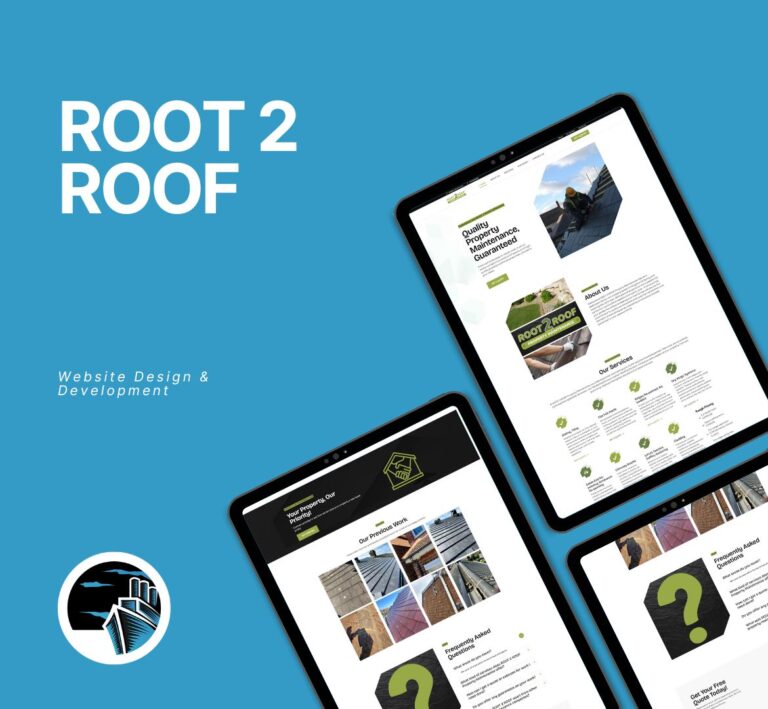 Root 2 Roof – Ferry Website Design